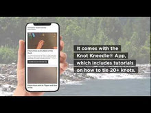 Load and play video in Gallery viewer, The Knot Kneedle® – More Time Fishing, Less Time Tying!