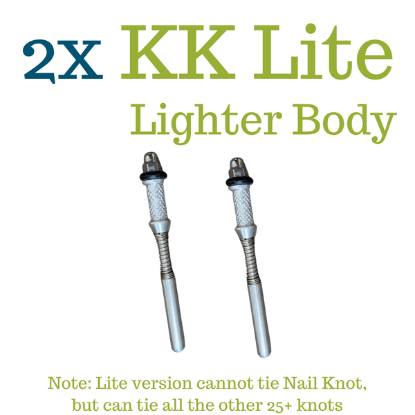 The Knot Kneedle Epic Edition - 2 for Tie Knots Faster!