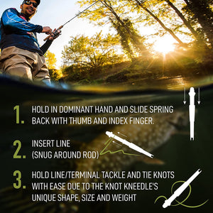 CATCH Lunker Bundle: 2 EPIC + 2 Zingers + Rod Holder + Fly Straightener + Fly Box - The Knot Kneedle