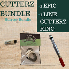 Load image into Gallery viewer, Shark Bundle: Line Cutterz Ring (as seen on shark tank) + The Knot Kneedle® EPIC - The Knot Kneedle
