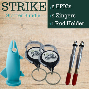 Strike Starter Bundle: 2 EPIC + 2 Zingers + Rod Holder + Lite - The Knot Kneedle