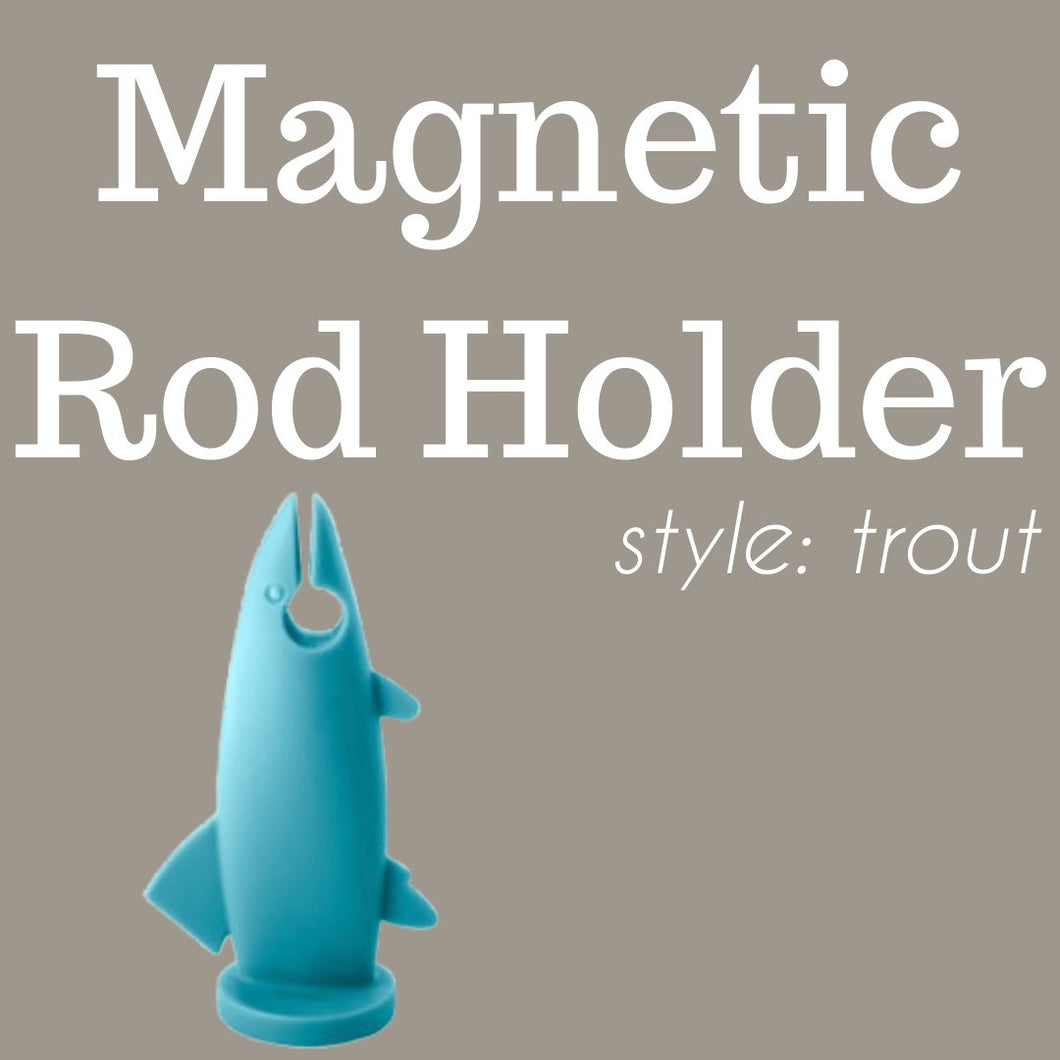 vacuum magnetic fishing rod holder